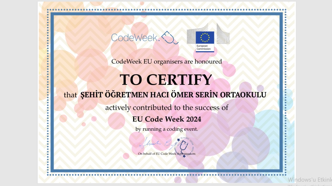 EU Code Week 2024 - AB Kod Haftası Etkinlikleri